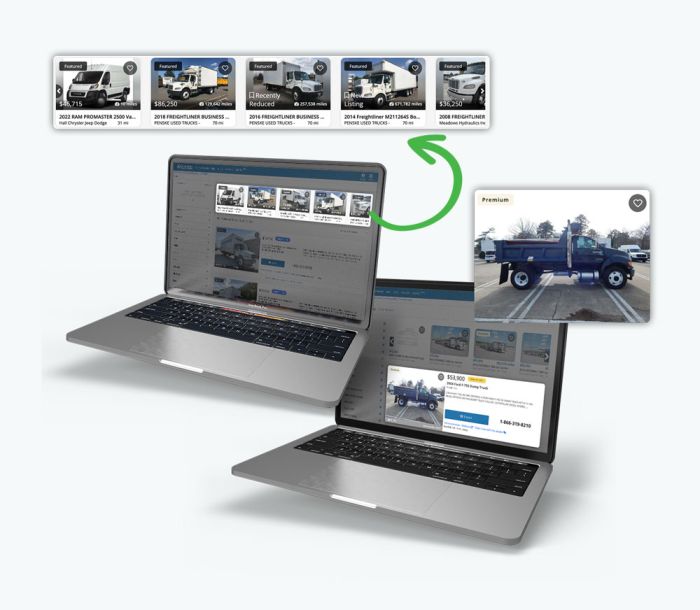 Listing enhancements on Commercial Truck Trader